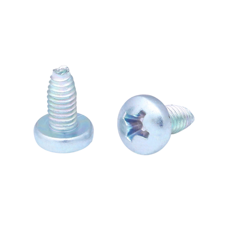 Vis de triangle à tête de casque en acier en carbone